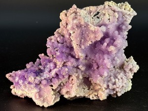 Exquisite&nbsplarge specimen of&nbspGrape Agate,&nbspa rare and stunning variety of&nbspbotryoidal purple chalcedony&nbspprimarily found in the Mamuju region of Sulawesi, Indonesia - (12 oz  342 g)