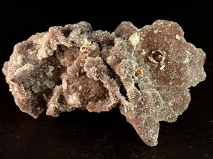 Rare Bridge Specimen Lustrous Gem Sphalerite on Sparkling Druzy Quartz - (3.2 oz  93 g)