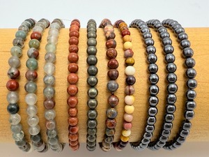 Ultimate Crystal Curators Collection Lot of 10 Premium 8mm Natural Gemstone &amp Mineral Power Bracelets