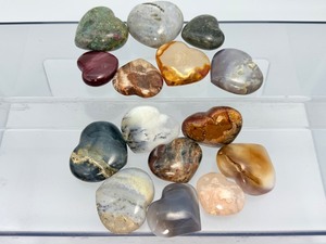 12 Kilo Bulk Lot Premium Natural Mixed Gemstone Hearts  Hand-Polished Pocket Worry Stones & Healing Crystals Set