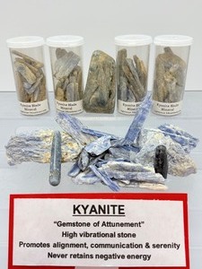 Large Bulk Lot of Natural Blue Kyanite Blades  Raw Mineral Specimens for Collections, Reiki, & Crystal Healing
