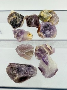 Raw Amethyst Specimen Set  Natural Purple Quartz Crystal Chunks