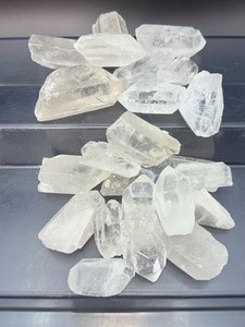 12 Kilo Bulk Clear Quartz Rough Points - Natural Raw Crystals