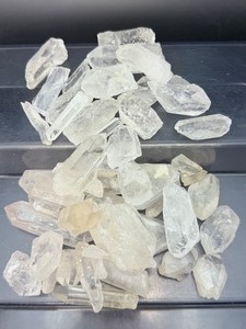 Bulk 12 Kilo Natural Clear Quartz Rough Points  Master Healer Crystals for Grids, Meditation, & Energy Work