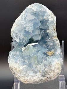 Stunning Natural Blue Celestite Crystal Cluster  Stone of Heavenly Peace&nbsp