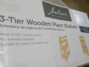 3 Tier Wooden Plant Shelves...