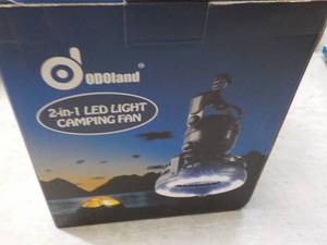 Odoland 2 in 1 LED Light Camping Fa...