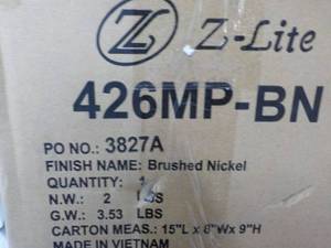 Brushed Nickle Z Life Fixture...