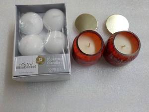 12 Floating Candles and 2 Candles...