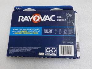 24 Rayovac AA Batteries...