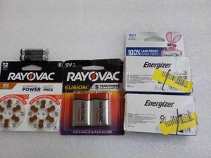 Variety of Batteries...