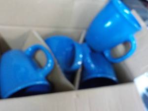 Set of 4 Blue Coffee Cups...