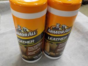 2 Armor All Leather Wipes...