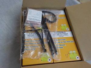4 Reusable Solar Fly Traps...