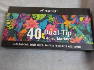 Pagather 40 Dual Tip Fabric Markers...