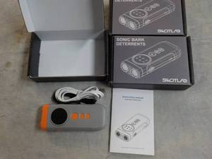 3 Sonic Bark Deterrents...