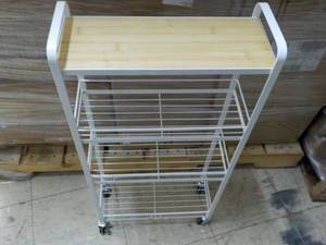 4 Shelf Unit On Wheels 31 x 15 x 6...
