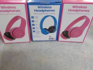 3 Wireless Headphones...