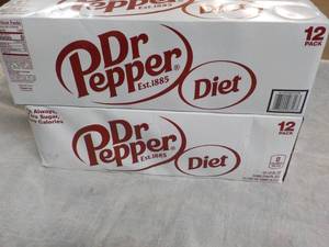 2 Diet Dr. Pepper 12 packs...