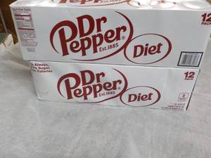 2 Diet Dr. Pepper 12 packs...