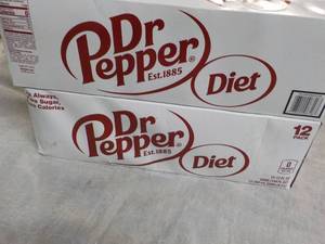 2 Diet Dr. Pepper 12 packs...