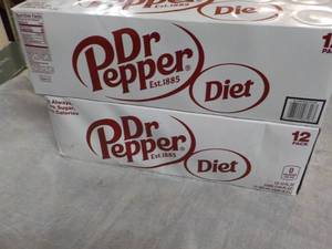 2 Diet Dr. Pepper 12 packs...