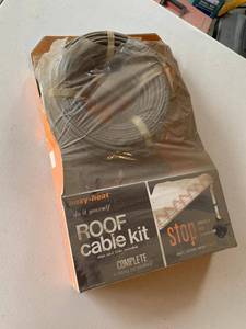Easy Heat Roof Cable Kit De-Icing Heat Tape w Clips Open Box