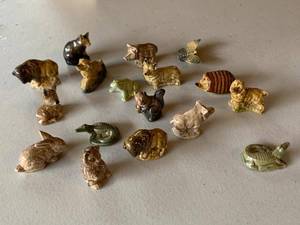 Vintage Animal Miniature Ceramic Figurines Made in England Lot 17