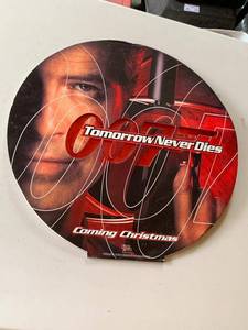 James Bond 007 Tomorrow Never Dies Promo Cardboard Sign 20in Double Sided