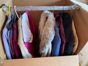 Mixed Womens Vintage Coats & Jackets Fur Trim Outerwear Box Lot