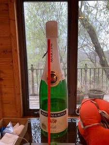 Huge Martini & Rossi Asti Oversize Advertising Bottle Display Bar Decor