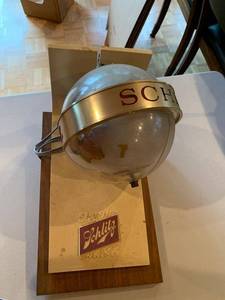 Vintage Schlitz Beer Wall Lighted Sign Globe Sconce Bar Decor - For Repair