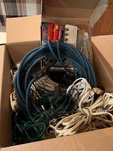 Christmas Lights & Extension Cord Mixed Lot w Bulbs Accessories