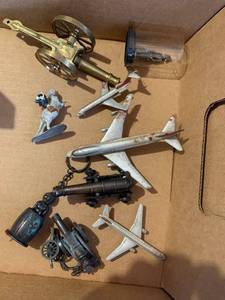 Vintage Die-Cast Airplanes Northwest Orient Cannons Metal Miniatures Fair