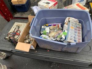 Vintage Electrical Parts Lot w Cornell-Dubilier Battery Eliminator