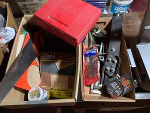 Assorted Workshop Tool Supply Box Makita Masterforce Craftsman Mix