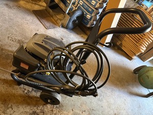 Gas Powered Pressure Washer on Cart w Hose & Wand See Photos