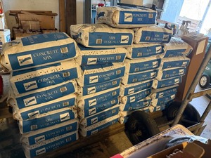 All-Star Concrete Mix 60 lb Bags Bulk Lot on Cart Local Pickup