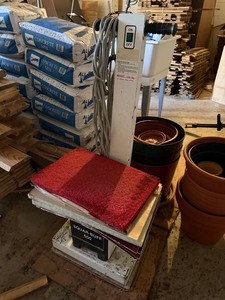 Rental Squar-Buff 600 Floor Sander Buffer w Pads Untested Good