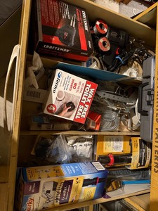 Mixed Hardware Supply Lot Bulbs Toilet Repair Craftsman Soldering Gun