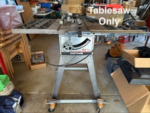 Craftsman 10in Deluxe Flex Drive Table Saw on BORA Mobile Base