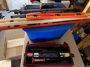 Remington Powder Fastener Tool Kit w Clamps Levels Mixed Tool Lot