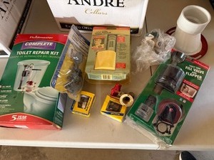 Fluidmaster BrassCraft Plumbing Parts Lot Toilet Repair Valves NOS