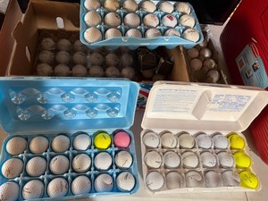 Mixed Used Golf Ball Lot Titleist Top-Flite Maxfli Approx 70 Balls