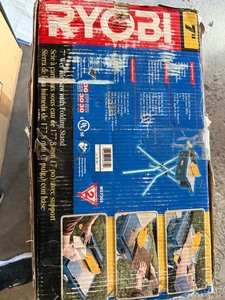 Ryobi 7in Wet Tile Saw with Folding Stand WS720S in Box