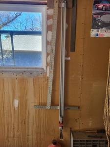 EXACT Sliding Track Saw Guide with Red Clamps - Aluminum Rail System