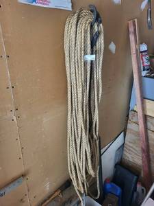 11G Manila Rope Bundle - Natural Fiber Twisted Rope With Blue Tracer