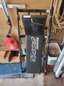 RL Products Mechanics Creeper - Black Wheel-On Underbody Creeper