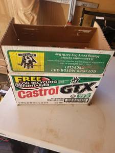 Castrol GTX 10W-30 Motor Oil Bottles (Lot of 4)