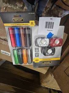 8 Pack of Flashlights and 3 Pack of Headlights